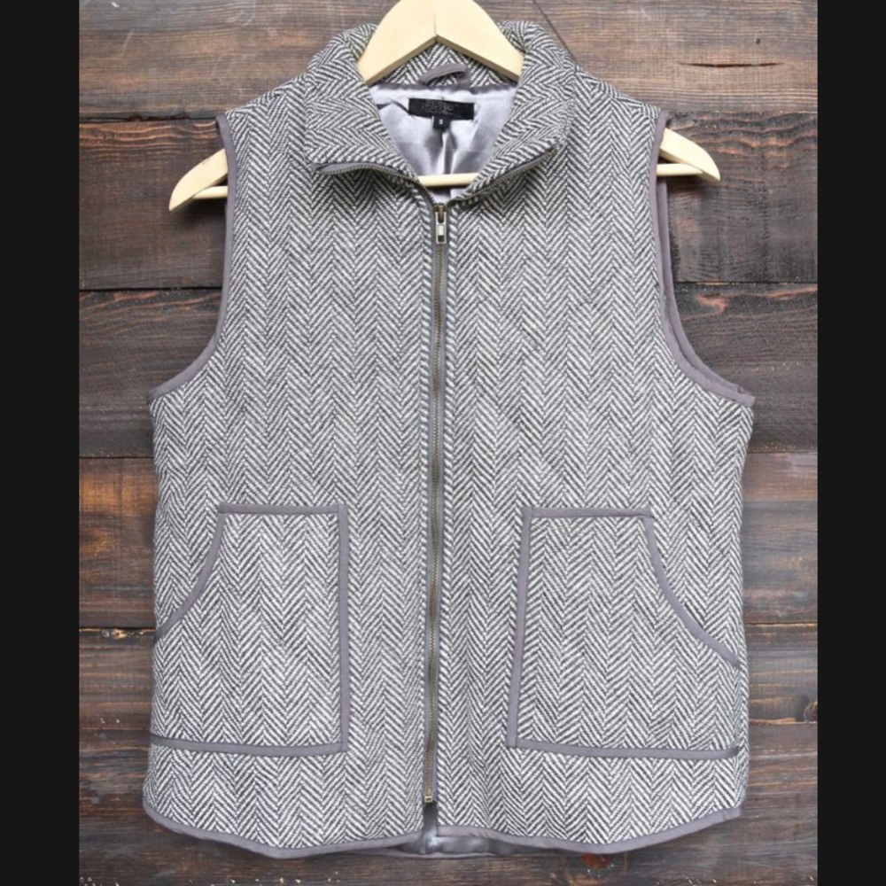 Herringbone Quilted Vest